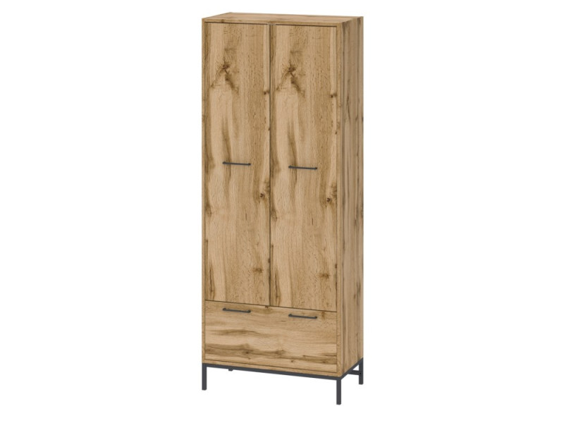 Шкаф-гардероб Gloss 72х38х183 см, цвет: дуб натюрель
