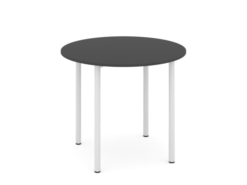 Обеденный стол Hommage Range 90х90х75 см, цвет: графит / белый